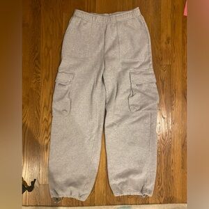 Aritzia Cozy Fleece Mega Cargo Sweatpants